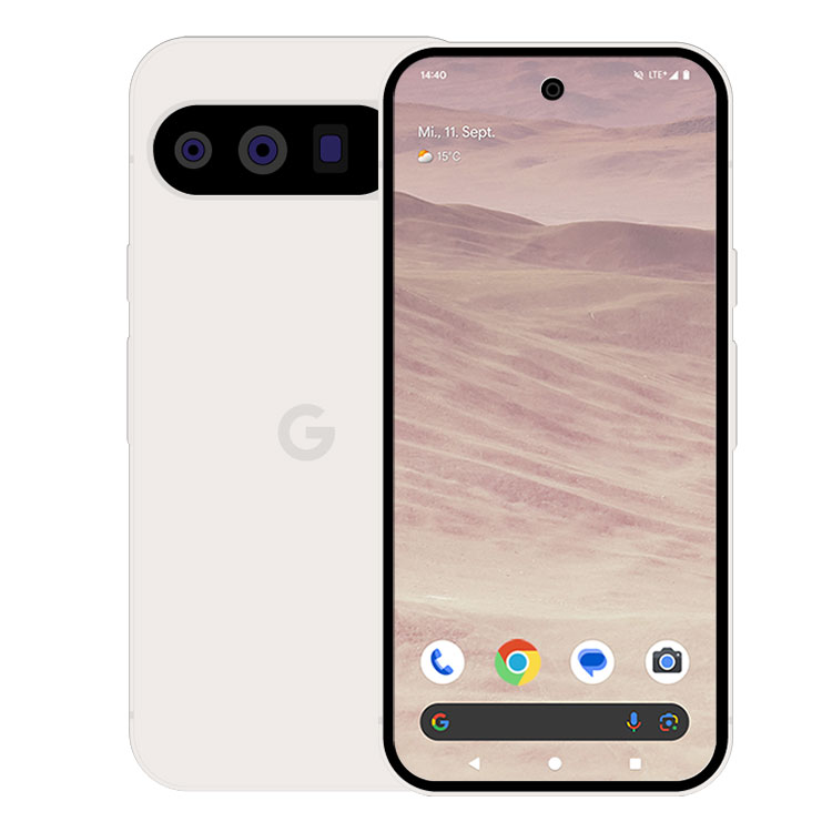 Bild von Google Pixel 9 Pro XL 256GB Porcelain 17,1cm (6,7") LTPO-OLED Display, Android 14 / Pixel UI, 50MP Triple-Kamera