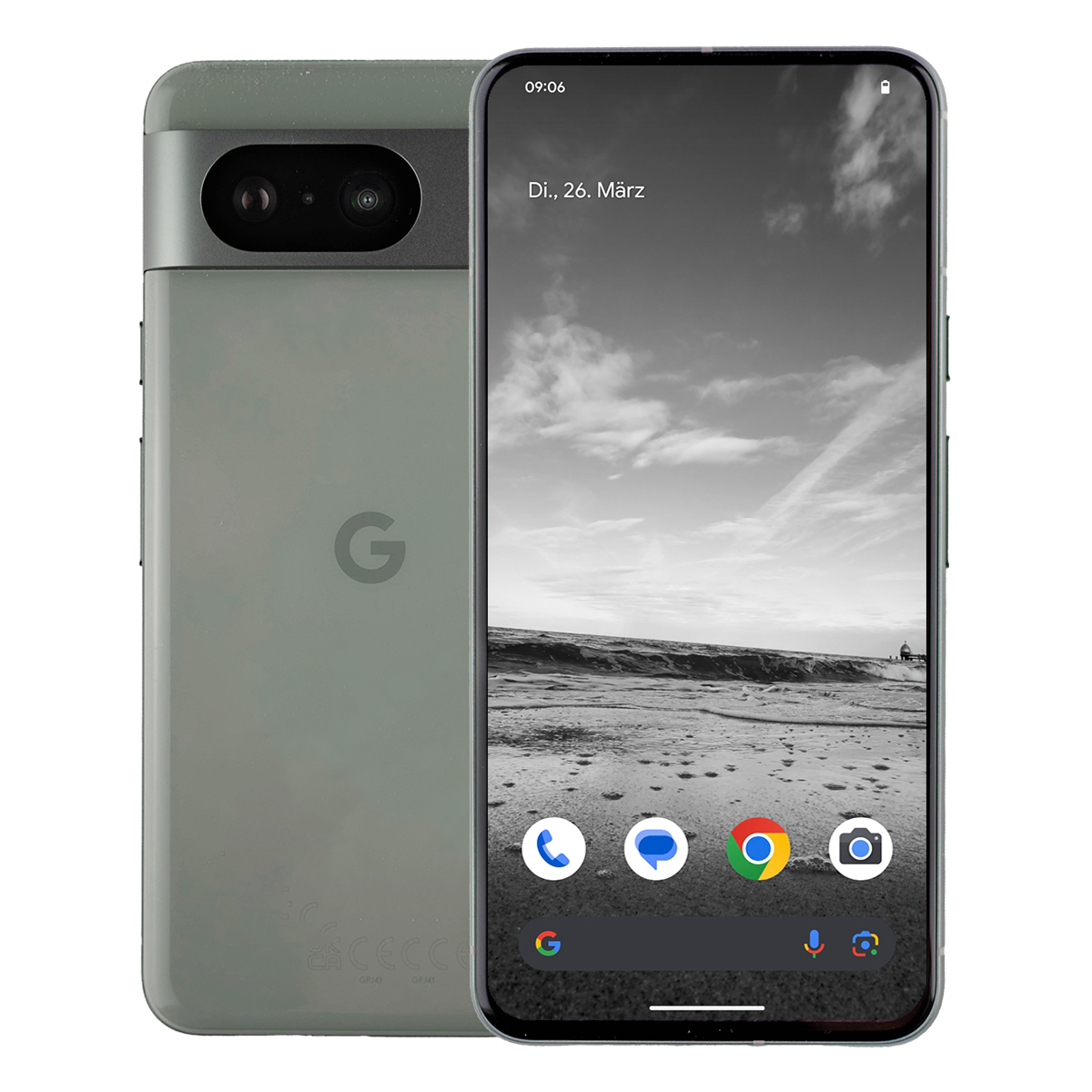 Bild von Google Pixel 8 128GB Hazel 15,7cm (6,2") OLED Display, Android 14, 50MP Dual-Kamera