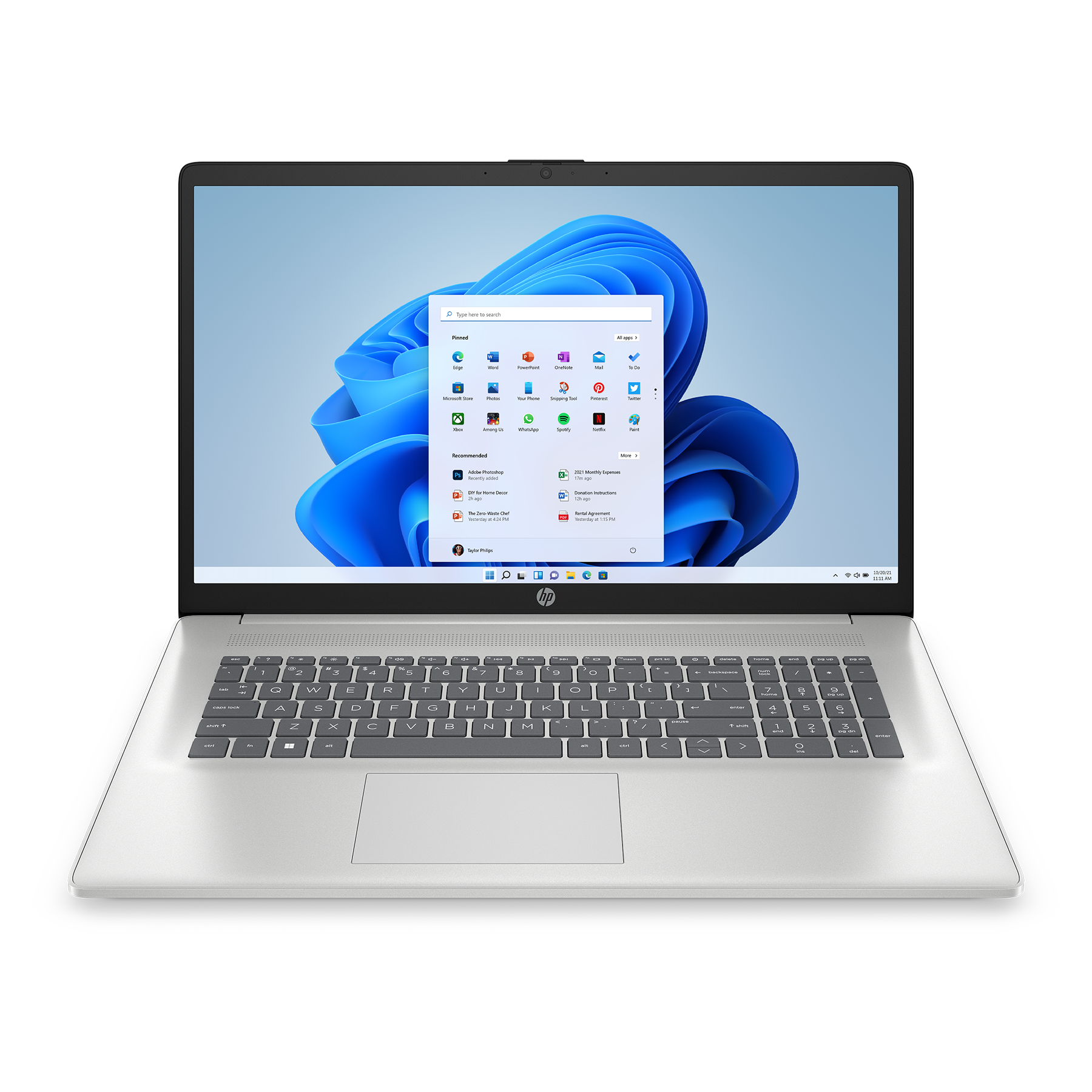 Bild von HP 17-cp0148ng 17,3" FHD IPS, Ryzen 5 5500U, 16GB RAM, 512GB SSD, Windows 11