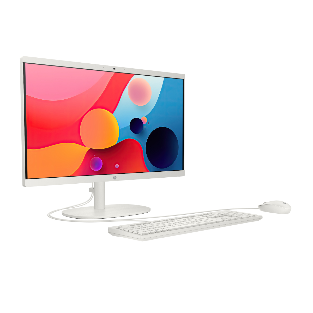 Bild von HP All-in-One 22-dg0100ng PC [54,61cm (21,5") FHD-Display, Intel N100, 8GB RAM, 512GB SSD, Windows 11]