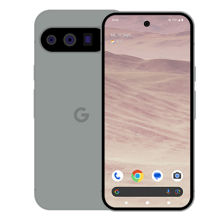 Bild von Google Pixel 9 Pro XL 256GB Hazel 17,1cm (6,7") LTPO-OLED Display, Android 14 / Pixel UI, 50MP Triple-Kamera