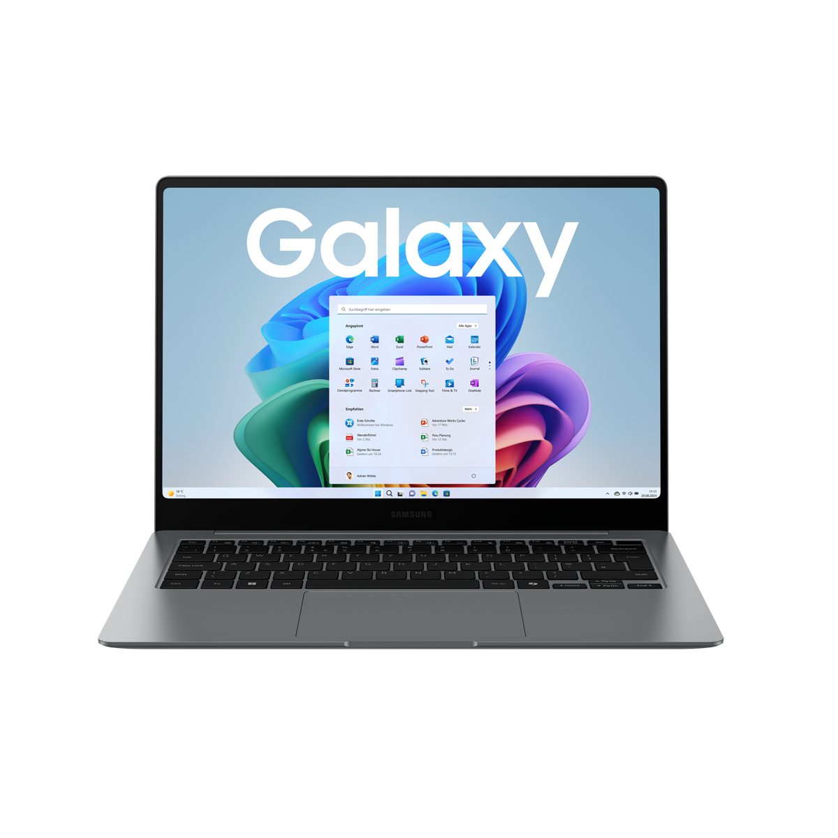 Bild von SAMSUNG Galaxy Book5 Pro WIN11 PRO 14 Zoll Intel Ultra 7 258V 32GB 512GB W11PRO Moonstone Gray