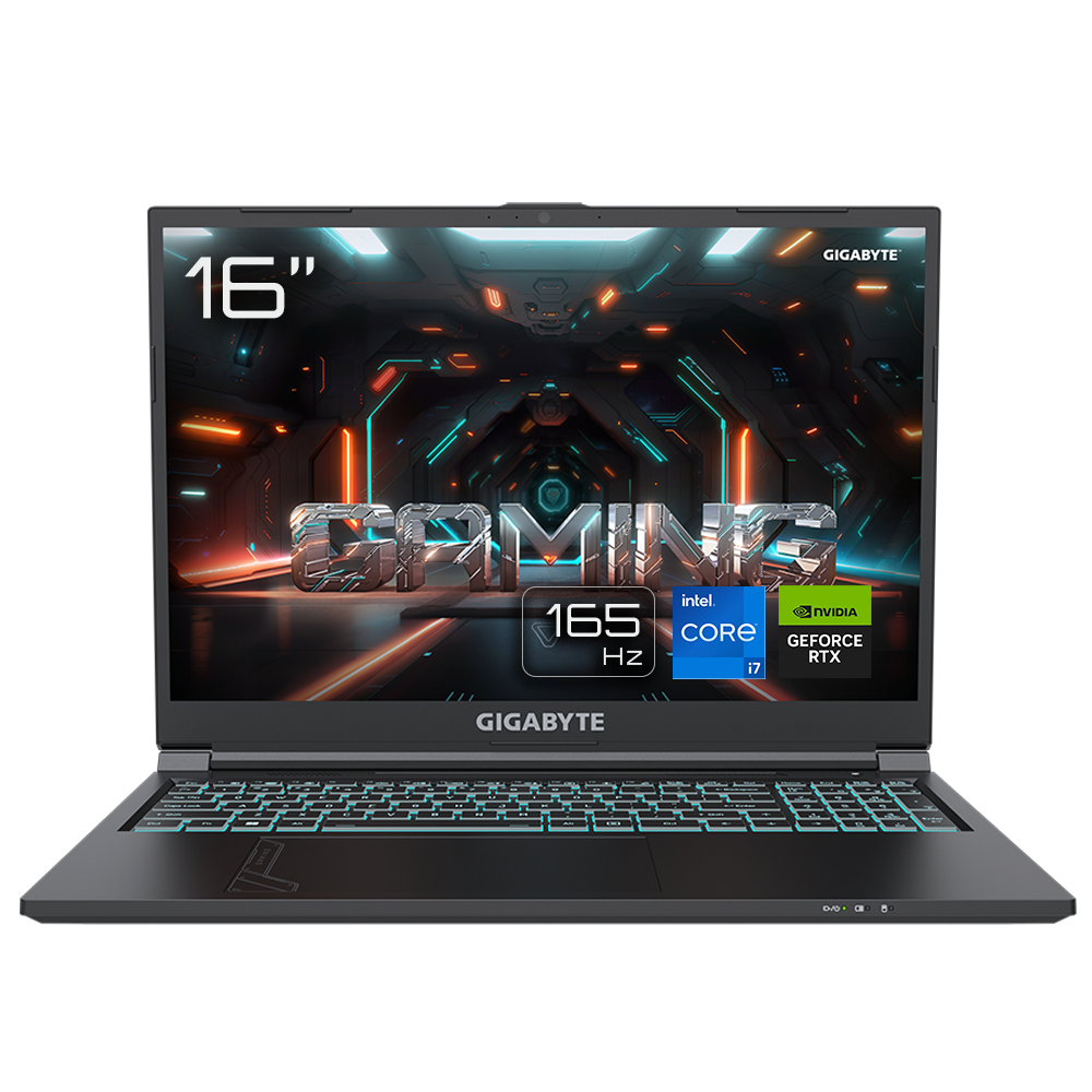 Bild von GIGABYTE G6 MF-H2DE854KH - 16" FHD 165Hz Display, Intel Core i7-13620H, 16GB RAM, 1TB SSD, NVIDIA GeForce RTX™ 4050, Windows 11