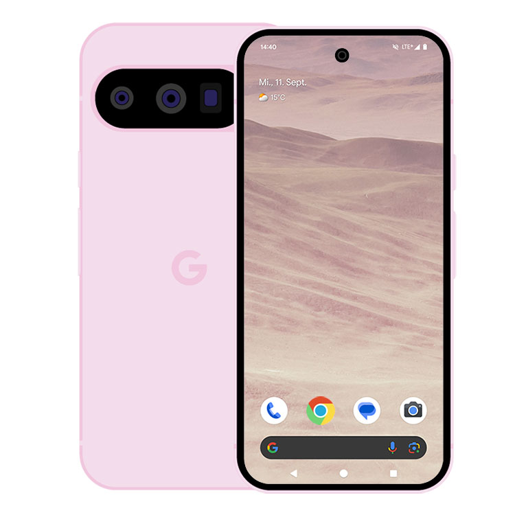 Bild von Google Pixel 9 Pro 256GB Rose Quartz 16,1cm (6,3") LTPO-OLED Display, Android 14 / Pixel UI, 50MP Triple-Kamera