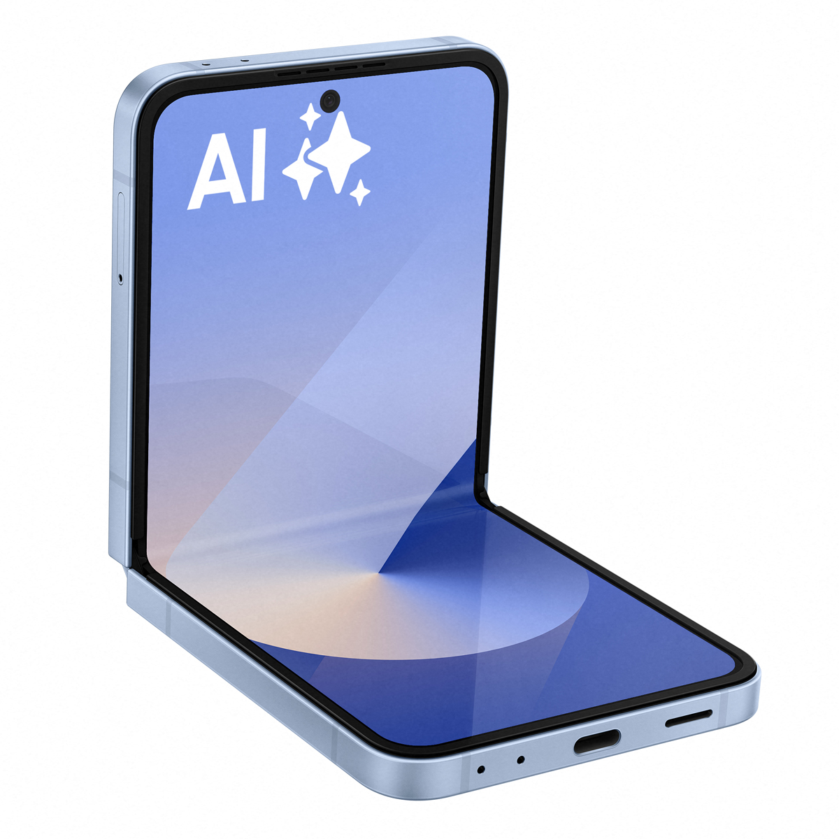Bild von Samsung Galaxy Z Flip6 256GB Blue 17cm (6,7") OLED Display, Android 14, Dual-Kamera, Faltbar