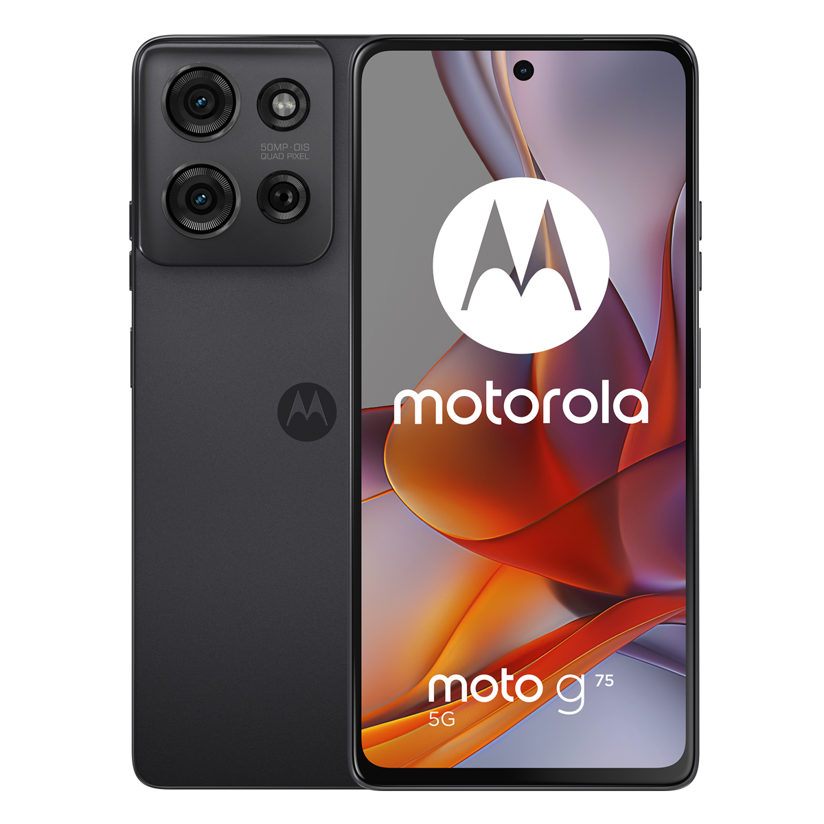 Bild von Motorola Moto G75 5G 256GB Charcoal Grey 17,22cm (6,78") LCD Display, Android 14, 50MP Dual-Kamera