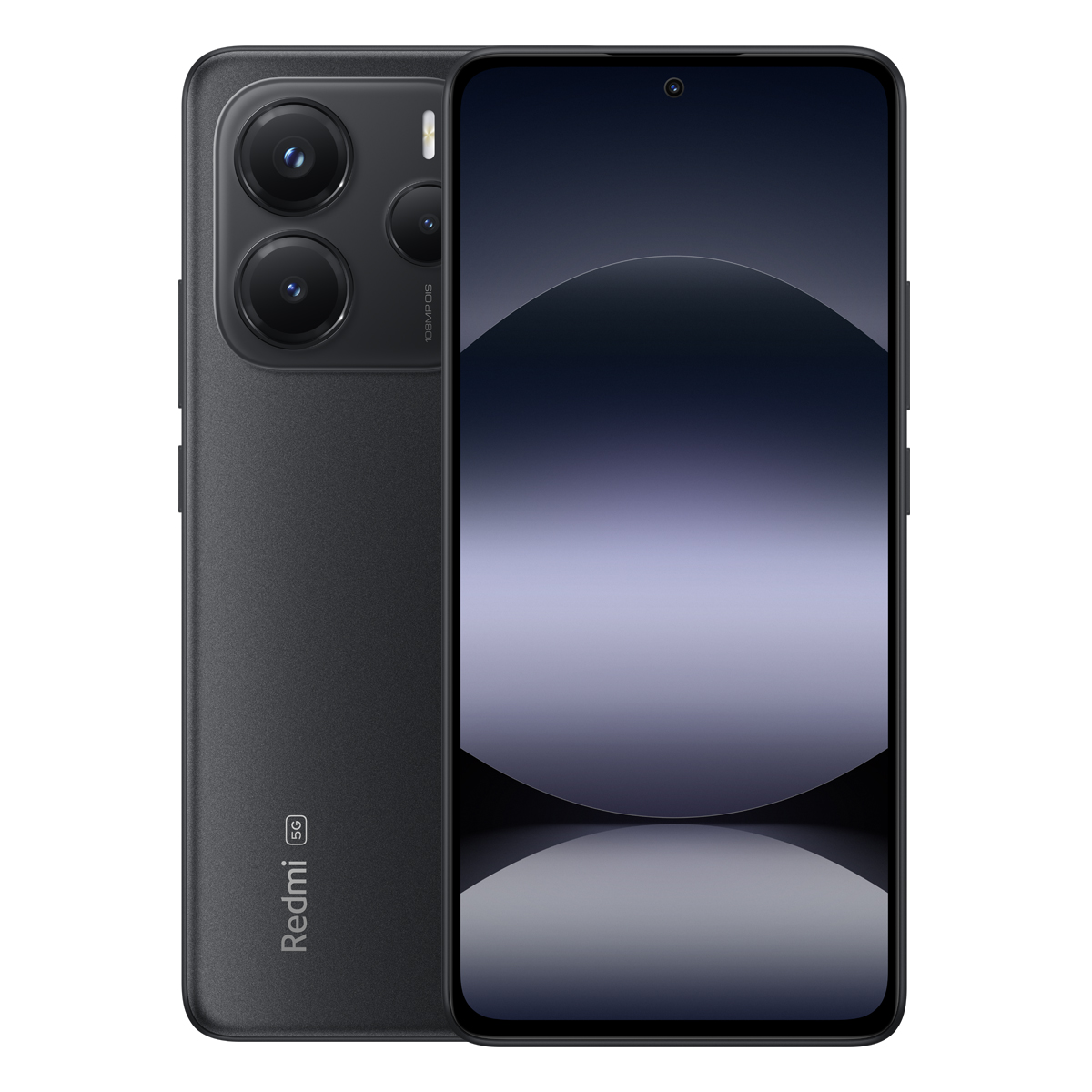 Bild von Xiaomi Redmi Note 14 5G 8GB+256GB Midnight Black 16,94cm (6,67") AMOLED Display, Xiaomi HyperOS (basiert auf Android 14), 108MP Triple-Kamera