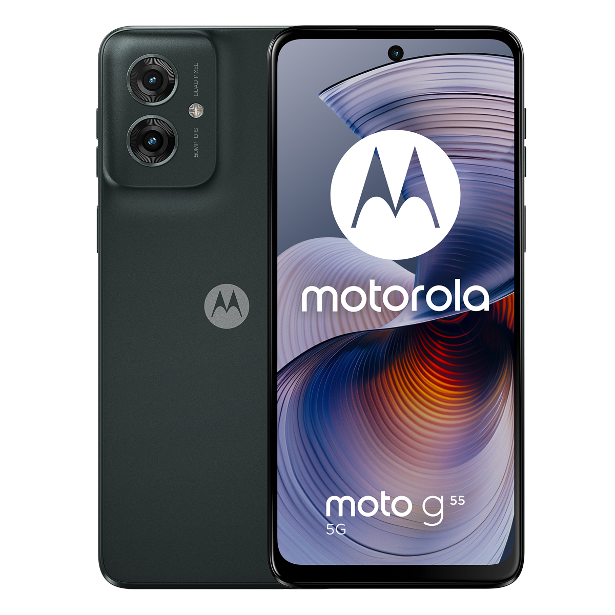 Bild von Motorola Moto G55 5G 256GB Forest Grey 16,41cm (6,5") LCD Display, Android 14, 50MP Dual-Kamera