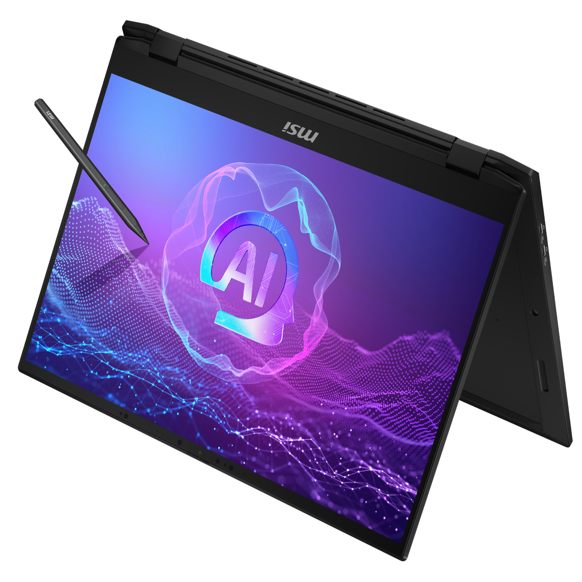 Bild von MSI Summit A16 AI+ A3HMTG-035 - 16" QHD+ 165Hz Touch Display, AMD Ryzen AI 9 365, 32GB DDR5 RAM, 1TB SSD, Windows 11 Pro