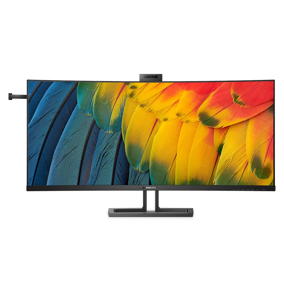 Bild von Philips 40B1U6903CH 40 Zoll Wide UHD Curved Monitor, 5 MP Webcam, höhenverstellbar, Lautsprecher (5120x2160, 75 Hz, HDMI, DisplayPort (in/Out), Thun