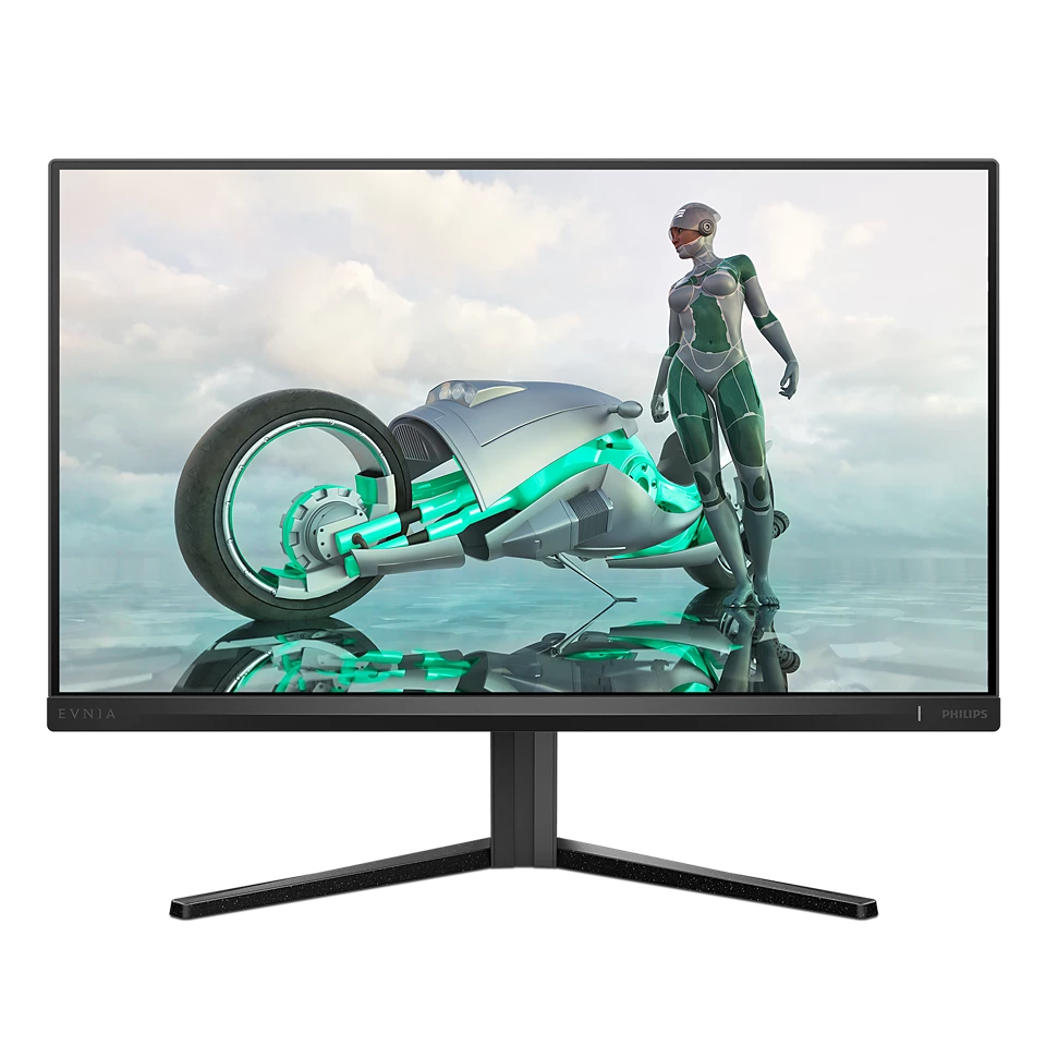 Bild von Philips Evnia 24M2N3200S 24 Zoll FHD Gaming Monitor, 180 Hz, 0.5 ms, FreeSync Prem., G-Sync comp. (1920x1080, HDMI 2.0, DisplayPort 1.4) schwarz-grau