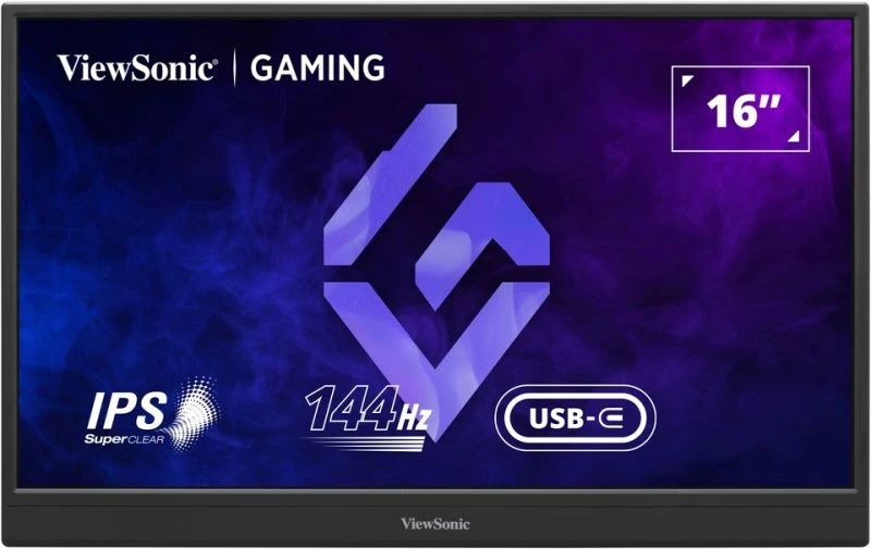 Bild von ViewSonic VX1654 Portabler Gaming Monitor 16-Zoll, 144Hz IPS, USB-C