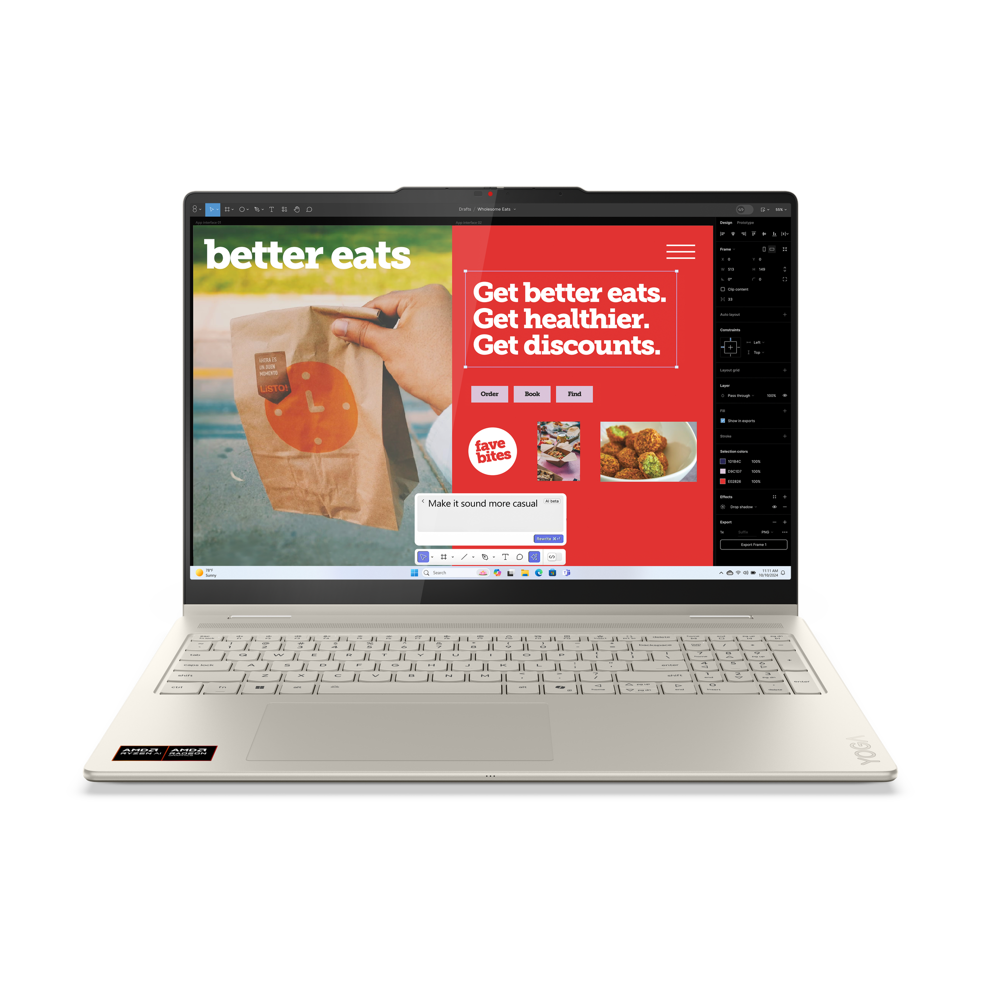 Bild von Lenovo Yoga 7 2-in-1 83JU000QGE - 16" 2.8K OLED , AMD Ryzen™ AI 7 350, 16GB RAM, 1TB SSD, Windows 11