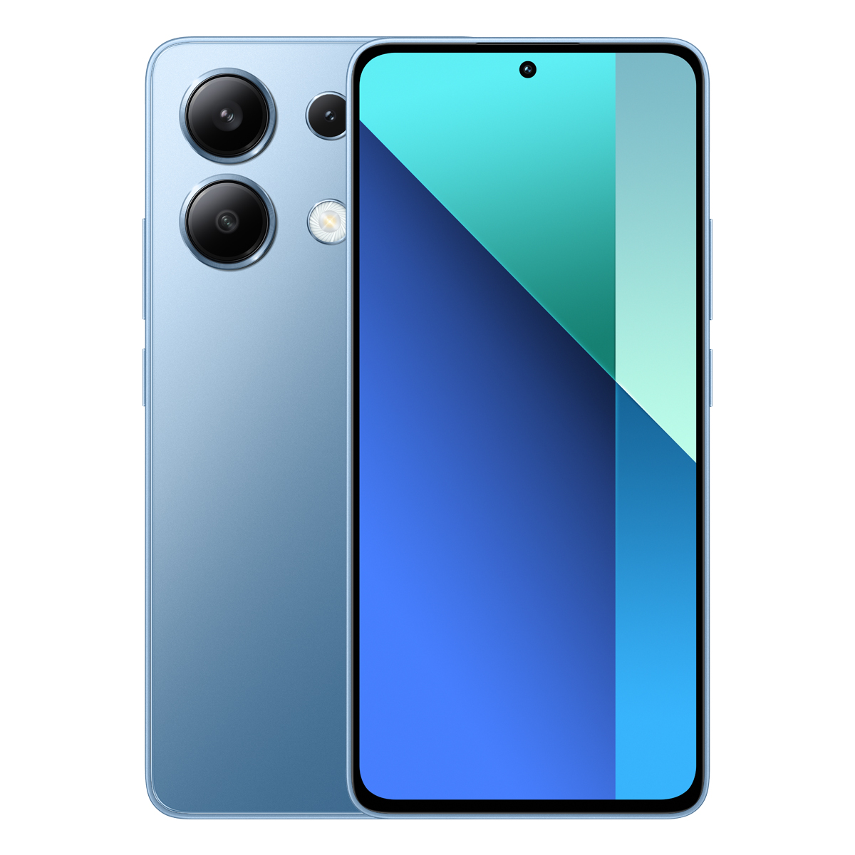 Bild von Xiaomi Redmi Note 13 6GB+128GB Ice Blue 16,94cm (6,67") AMOLED Display, MIUI 14 (basiert auf Android 13), 108MP Triple-Kamera