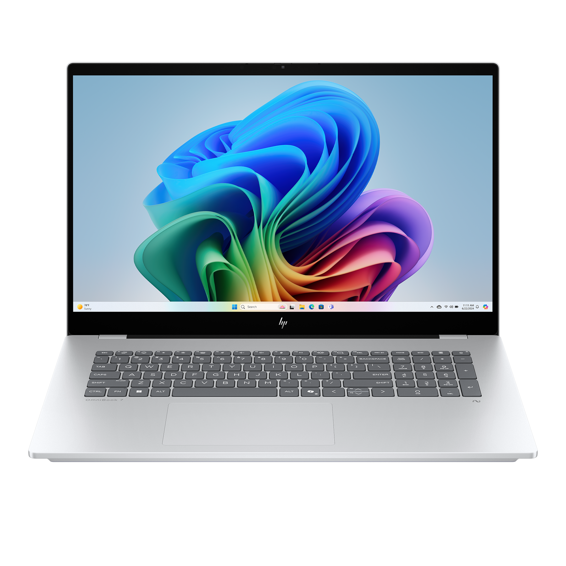 Bild von HP OmniBook 7 17-dc0177ng 17,3" FHD IPS Touch, Intel Core Ultra 7 258V, 32GB RAM, 1TB SSD, RTX 4050, Windows 11 Pro