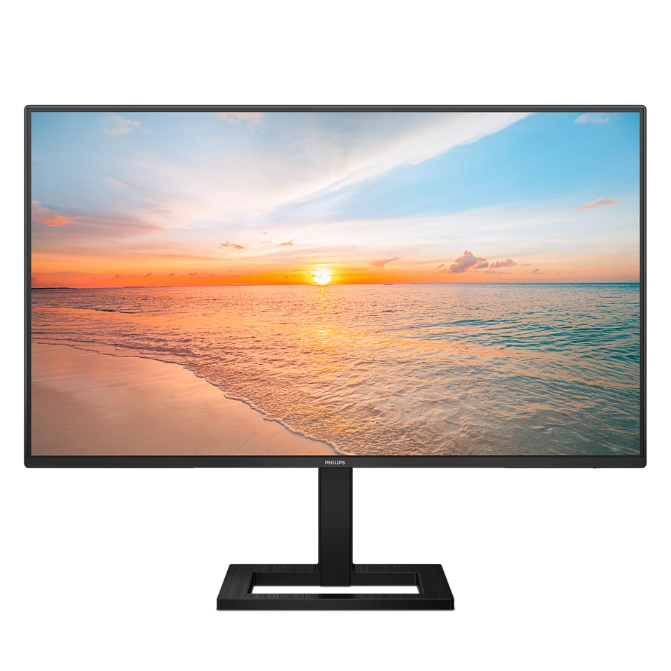 Bild von Philips 27E1N1600AE 27 Zoll QHD Monitor, Lautsprecher, höhenverstellbar (2560x1440, 100Hz, HDMI 1.4, USB-C (65W PD), USB Hub) schwarz