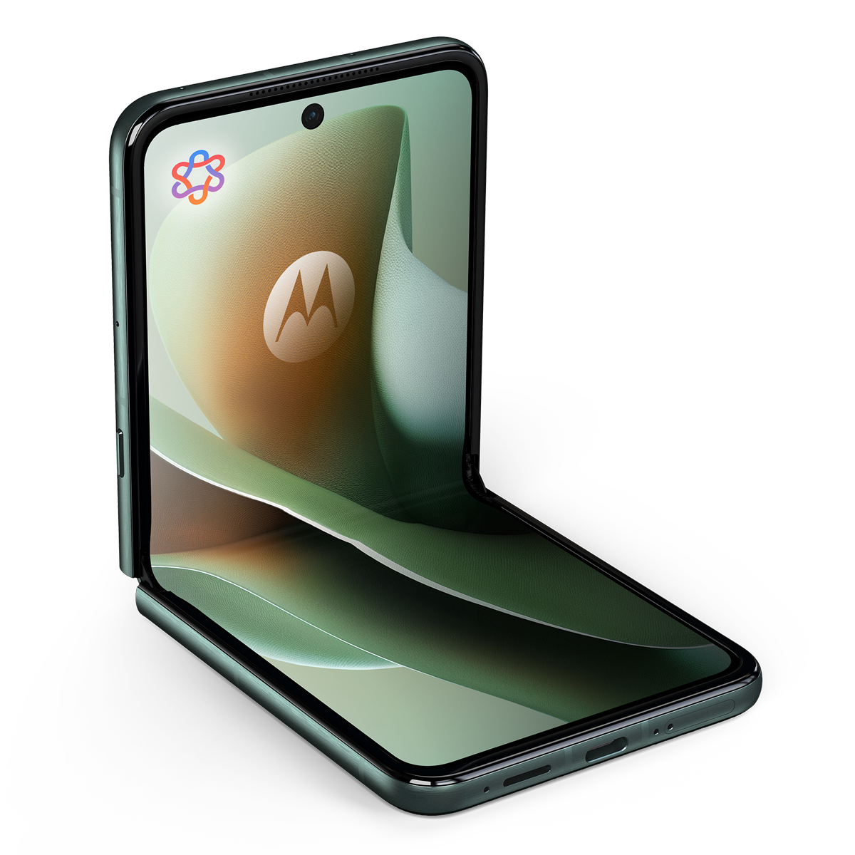 Bild von Motorola Razr 60 Ultra 512GB Scarab 17,68cm (6,96") OLED Display, Android 15, Dual-Kamera, Faltbar