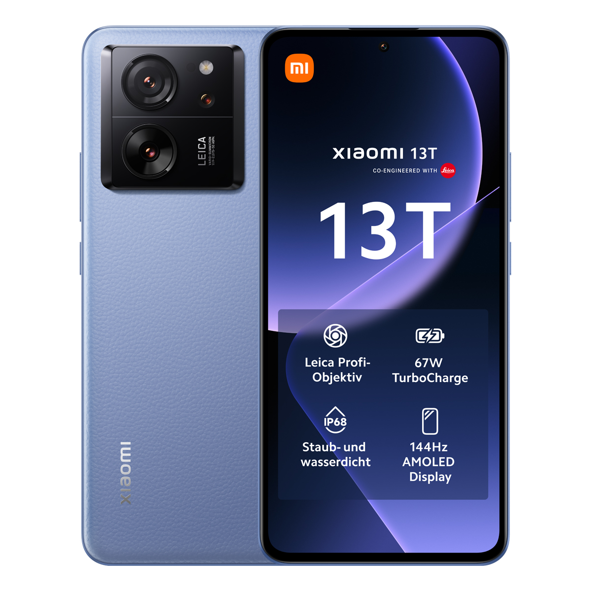 Bild von Xiaomi 13T 5G 8GB+256GB Alpine Blue 16,94cm (6,67") AMOLED Display, Android 13, 50MP Triple-Kamera