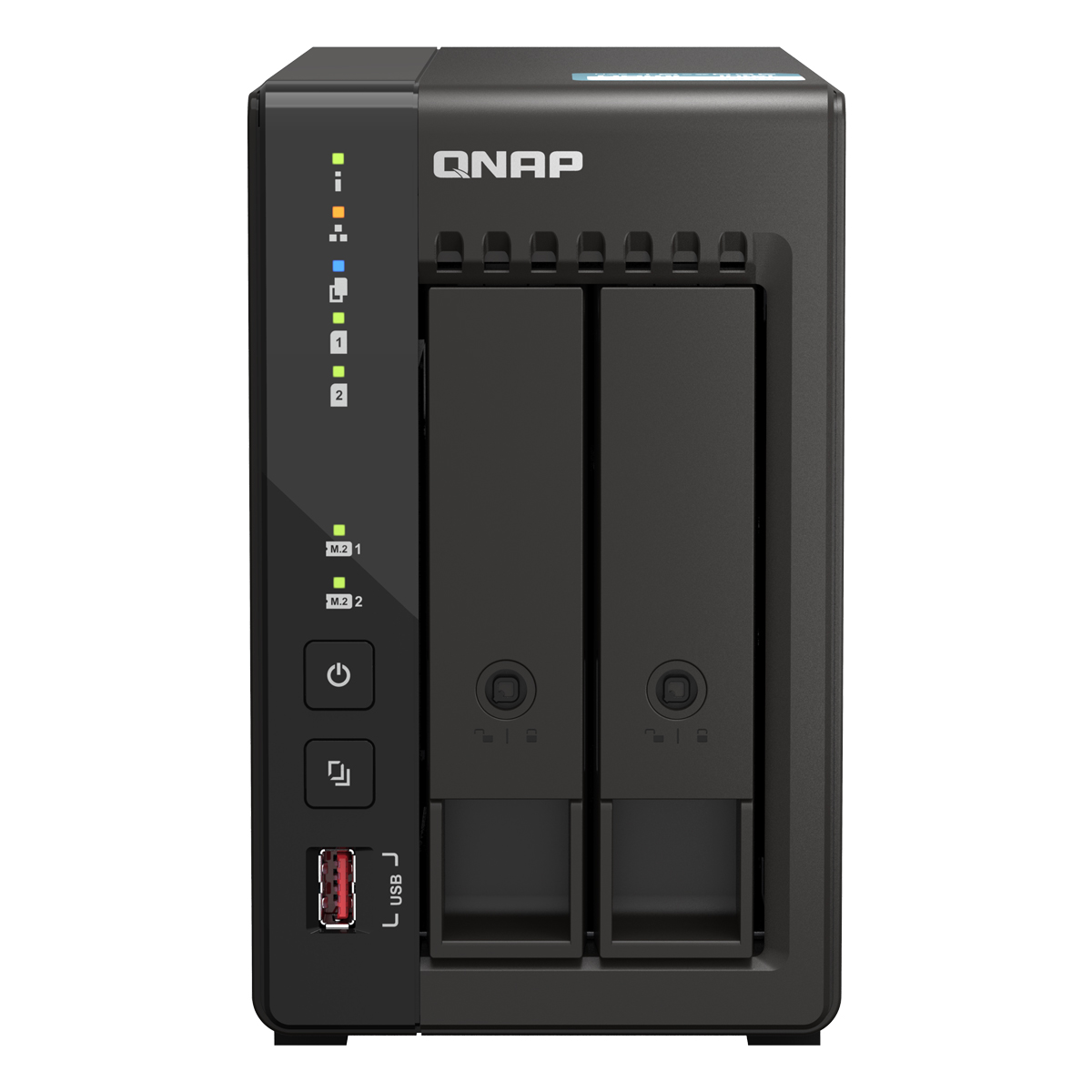 Bild von QNAP TS-253E-8G NAS 2-Bay [0/2 HDD/SSD, 2x 2.5GbE LAN, 8GB RAM]