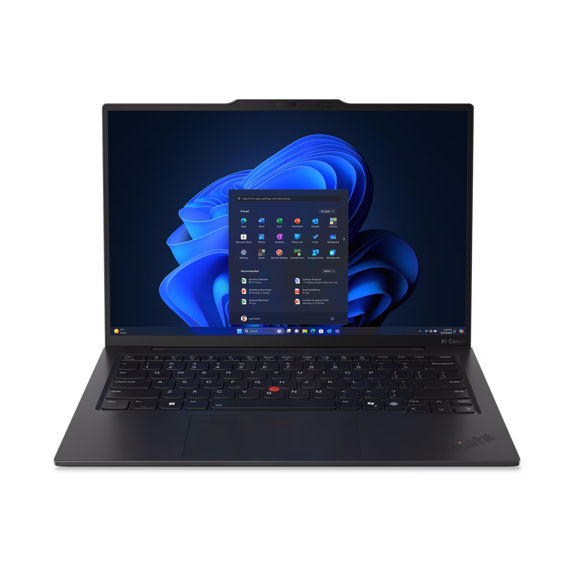 Bild von Lenovo ThinkPad X1 Carbon Gen13 - 21NX007GGE 14" WUXGA IPS, Intel Core Ultra 7 - 255U, 32GB RAM, 1TB SSD, 5G, Windows 11 Pro