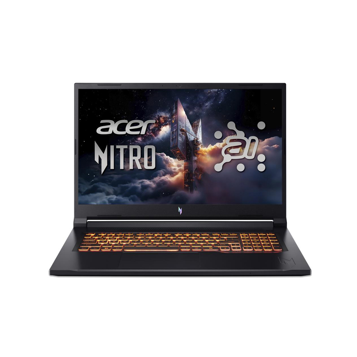 Bild von Acer Nitro V17 (ANV17-41-R0D6) Gaming 17,3" Full-HD, 144Hz, Ryzen R5-240 (16 TOPS), 16GB RAM, 512GB SSD, GeForce RTX5050, Windows 11