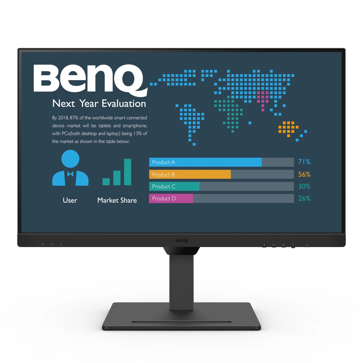 Bild von BenQ BL3290QT Business Monitor - WQHD, HDMI-,USB-C Delivery USB-C Delivery 65Watt