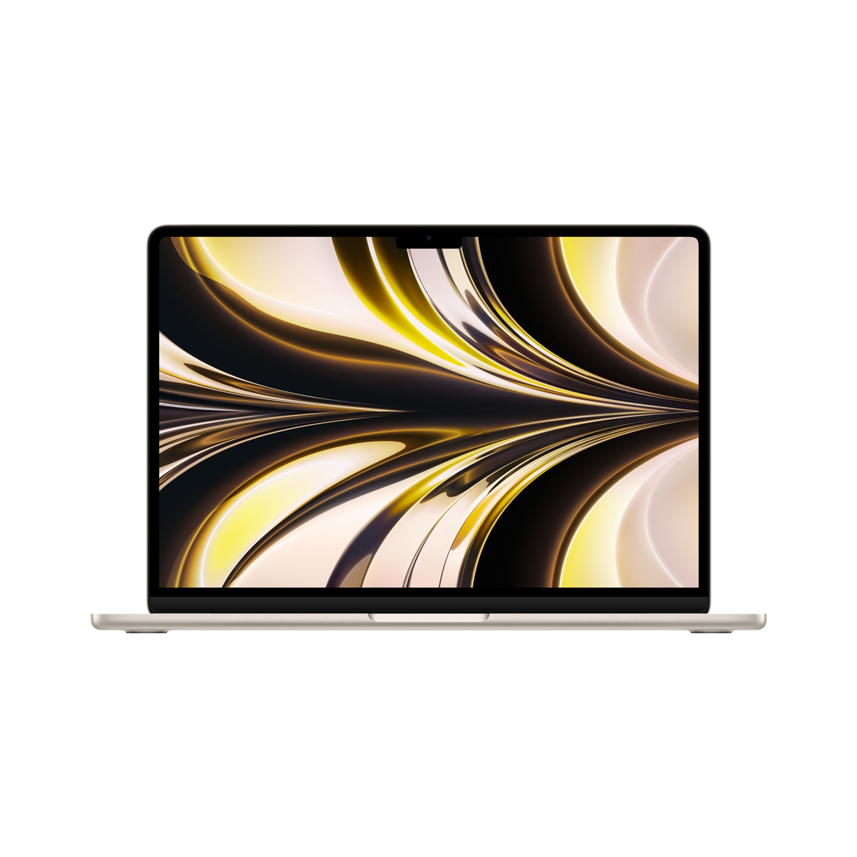 Bild von Apple MacBook Air 13" M2 MC7W4D/A Polarstern Apple M2 Chip mit 8-Core CPU, 8-Core GPU, 16GB RAM, 256GB SSD