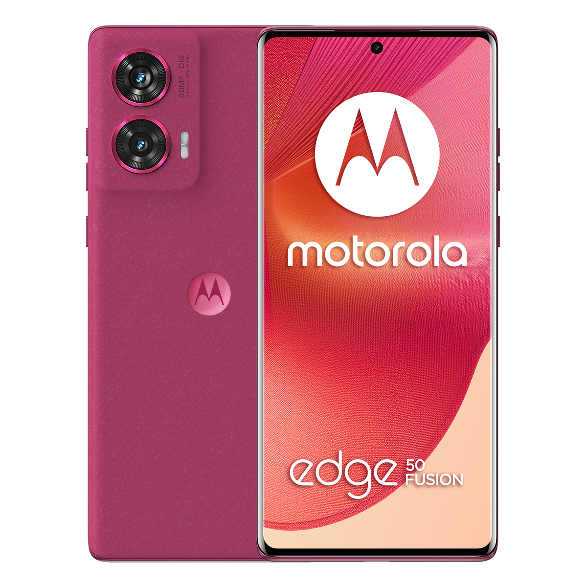 Bild von Motorola Edge 50 Fusion 256GB Hot Pink EU 17,02cm (6,7") OLED Display, Android 14, 50MP Dual-Kamera