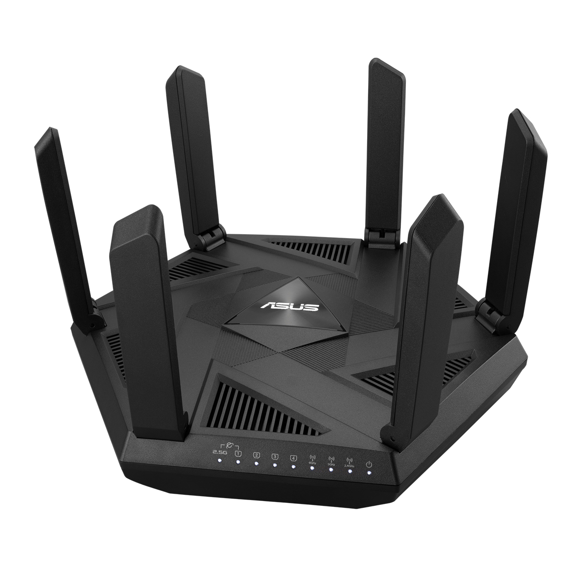 Bild von ASUS RT-AXE7800 WLAN Router WiFi 6E (802.11ax), Tri-Band, bis zu 7.800 Mbit/s, 1x 2.5 GbE LAN/WAN, 1x GbE LAN/WAN, 3x GbE LAN
