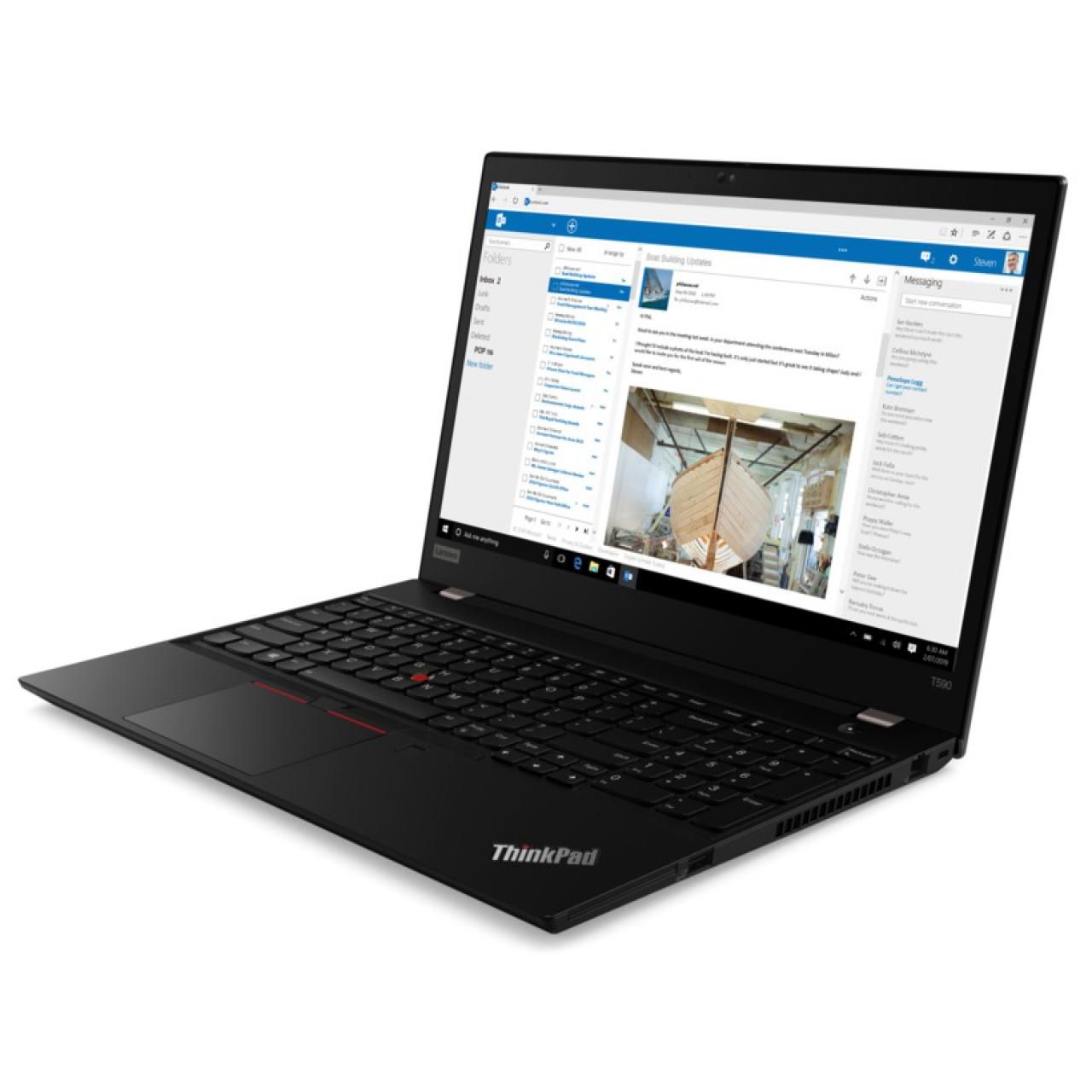 Bild von Lenovo ThinkPad T590 i7 (8. Generation), 16 GB, 512 GB SSD, 15" Full HD, UHD Graphics 620, Win 11 Pro