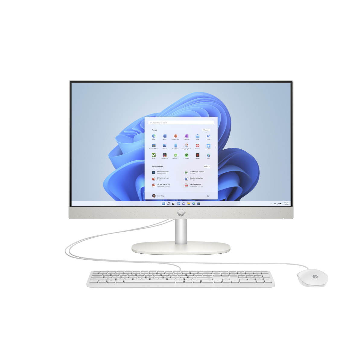 Bild von HP All-in-One PC 24-cr0109ng B-Ware 60,45cm (23,8") FHD-Display, AMD Ryzen 5 7520U, 16GB DDR5 RAM, 512GB SSD, AMD Radeon, Windows 11 Home