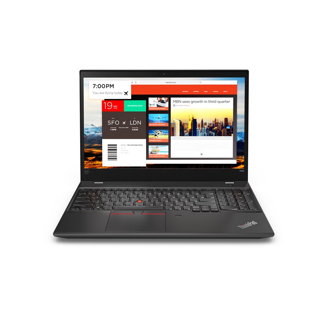 Bild von Lenovo ThinkPad T580 i7 (8. Generation), 16 GB, 256 GB SSD, 15,6" Full HD, GeForce MX150, Win 11 Pro