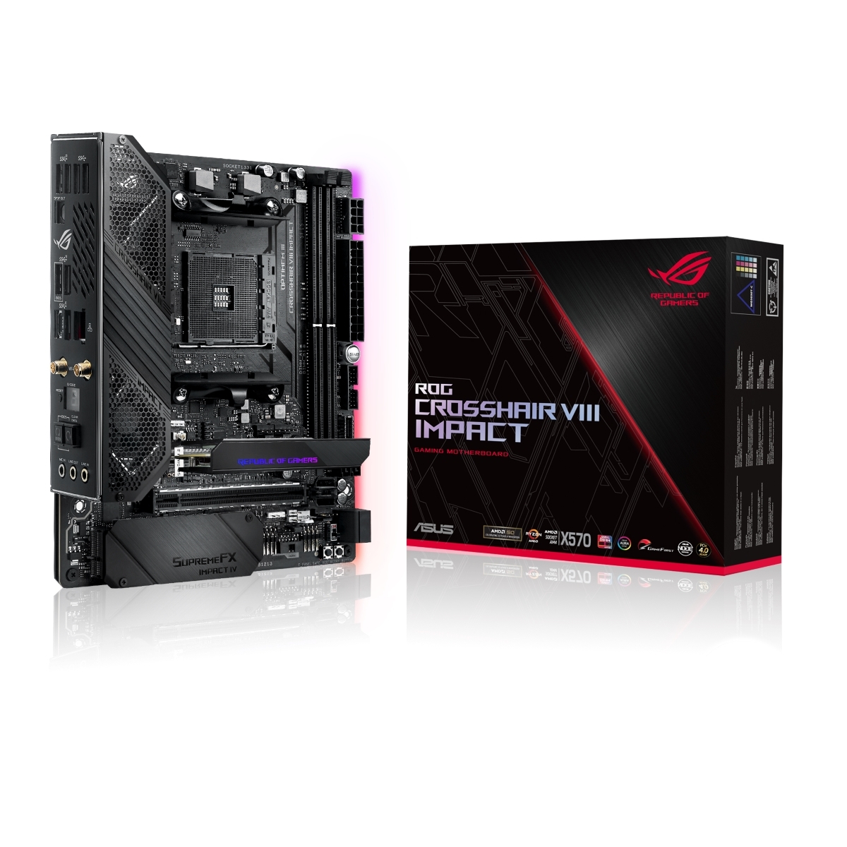 Bild von ASUS ROG Crosshair VIII Impact Gaming Mainboard