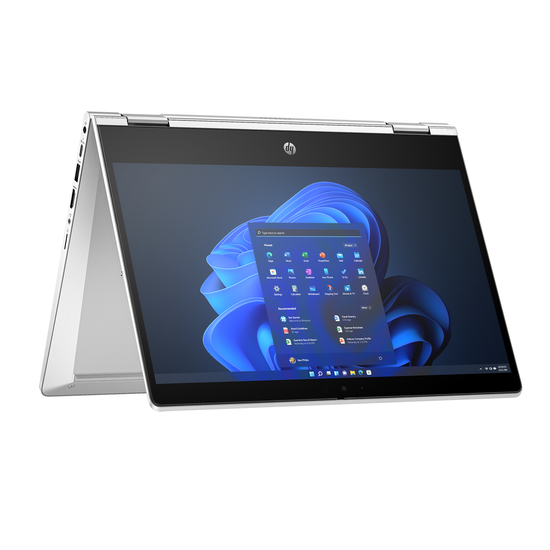Bild von HP Pro x360 435 G10 854K5ES 13,3" FHD IPS Touch 400 Nits, AMD Ryzen 5 7530U, 16GB RAM, 512GB SSD, Windows 11 Pro