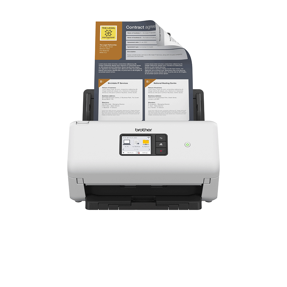 Bild von Brother ADS-4500W Dokumenten-Scanner Duplex LAN WLAN