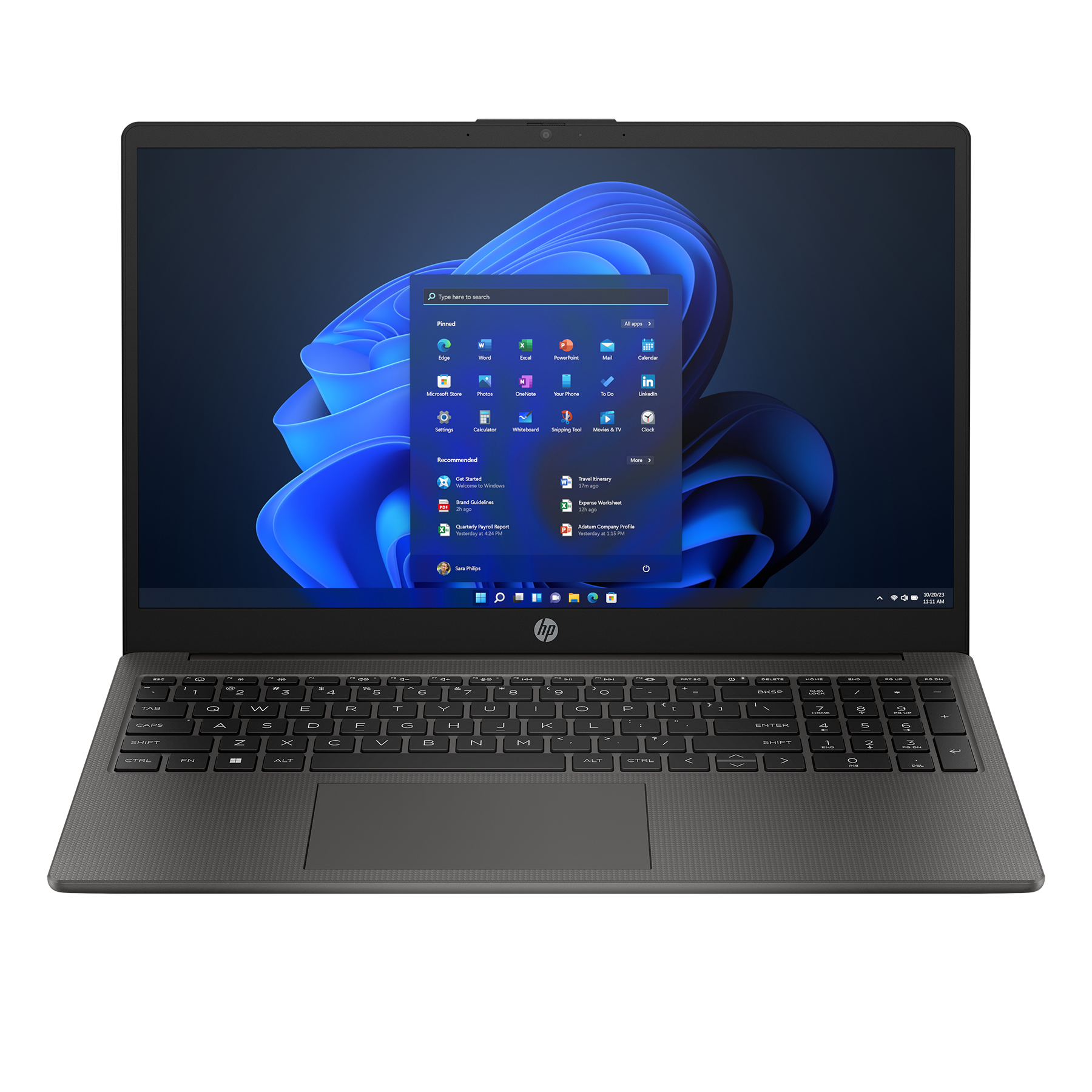 Bild von HP 255 G10 853S8ES 15,6" FHD IPS, AMD Ryzen 5 7520U, 8GB RAM, 512GB SSD, Windows 11
