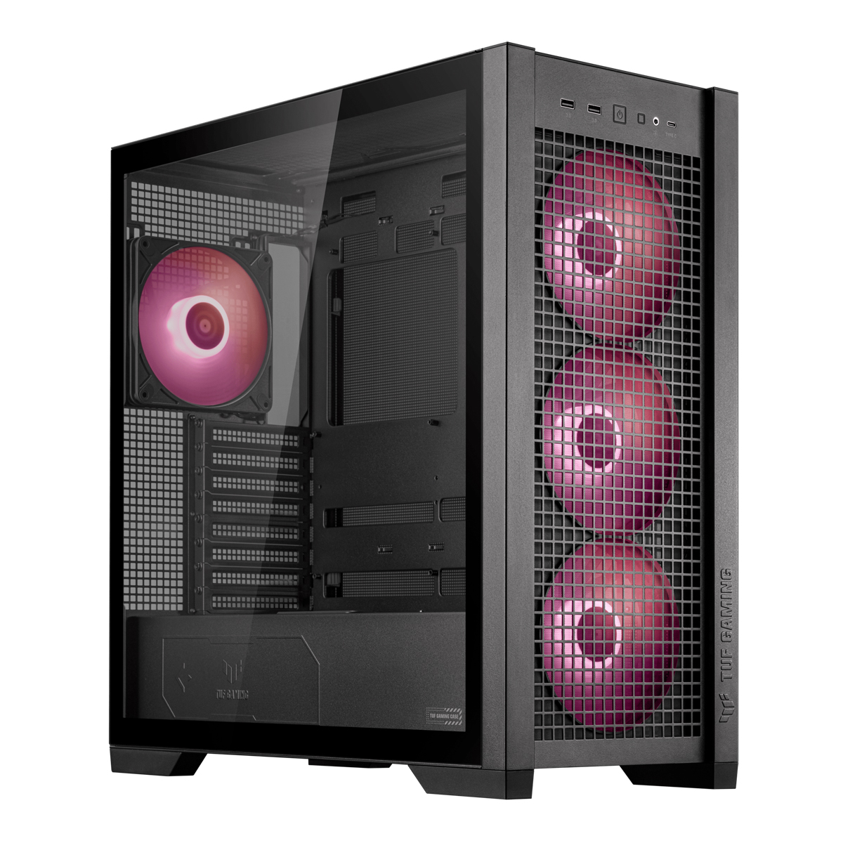 Bild von ASUS TUF Gaming GT302 TG ARGB Black | PC-Gehäuse