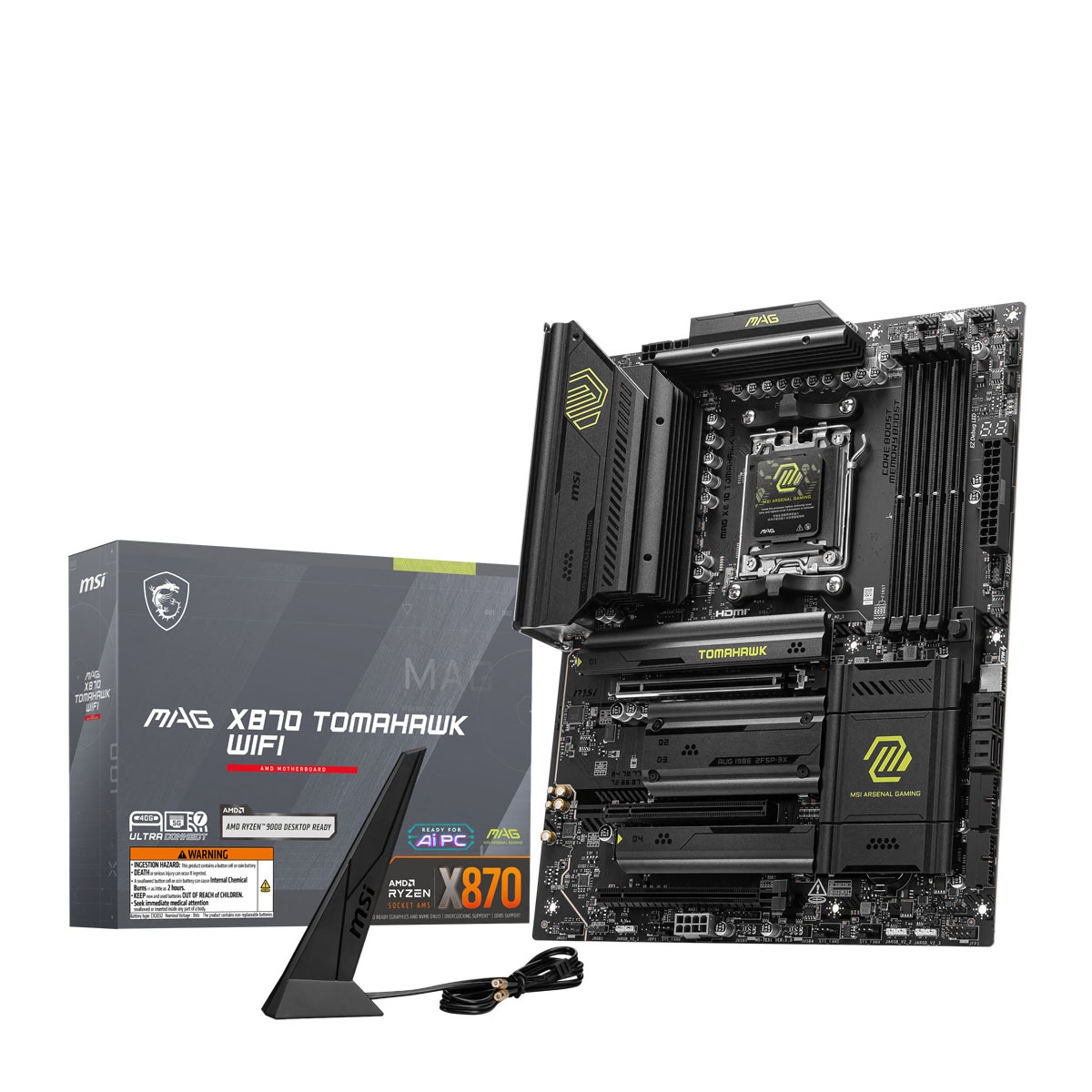 Bild von MSI MAG X870 Tomahawk WIFI Mainboard Sockel AM5