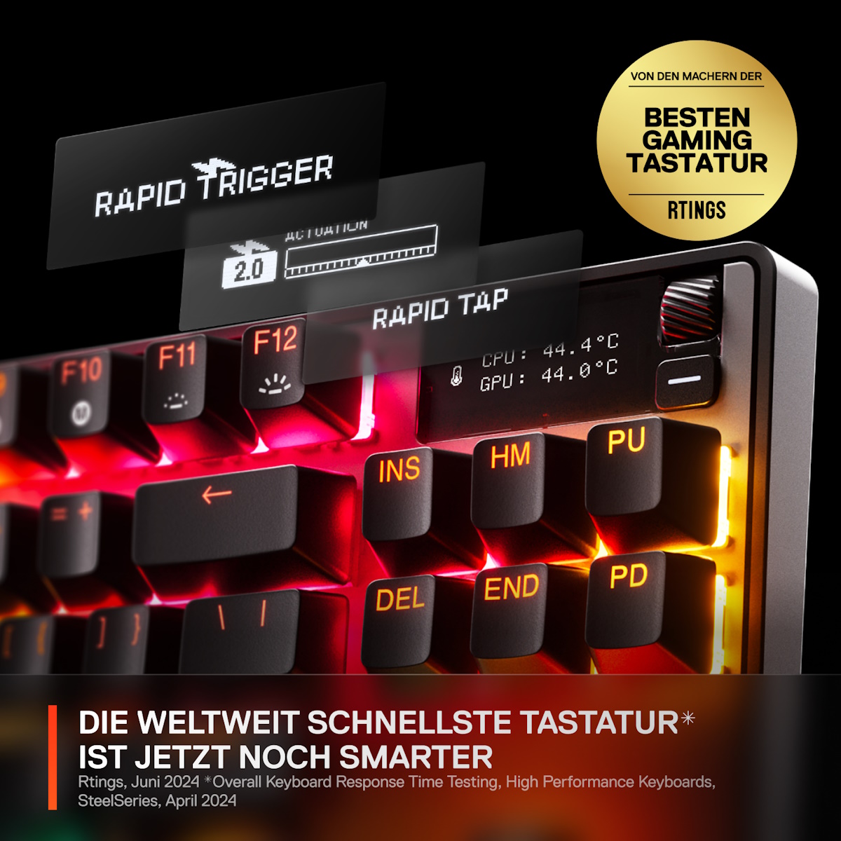 Bild von SteelSeries Apex Pro TKL Gen 3 DE-Layout