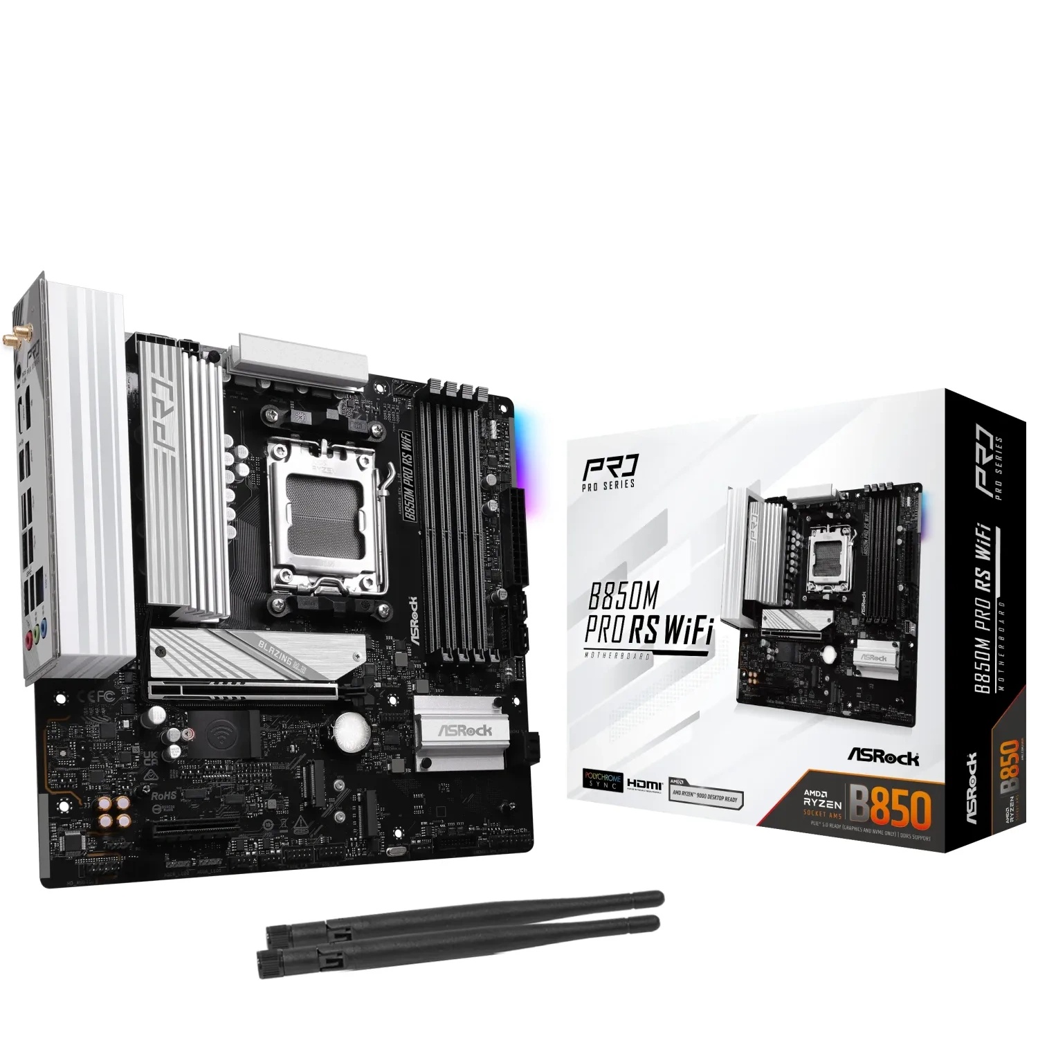 Bild von ASRock B850M Pro RS WiFi Mainboard