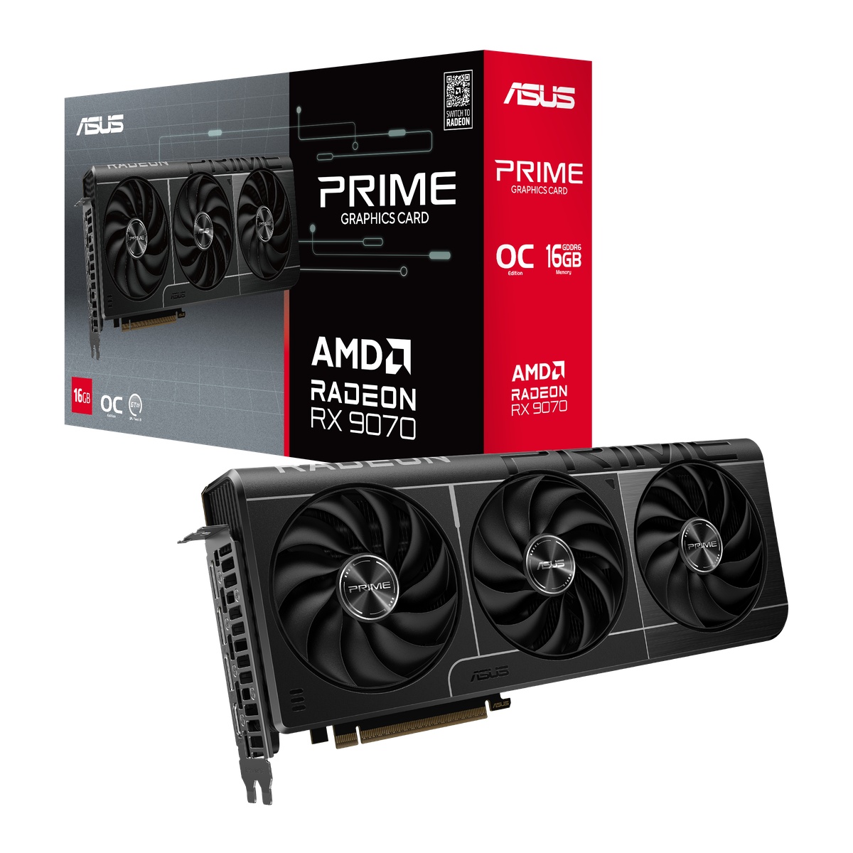 Bild von ASUS Prime Radeon RX 9070 OC Grafikkarte