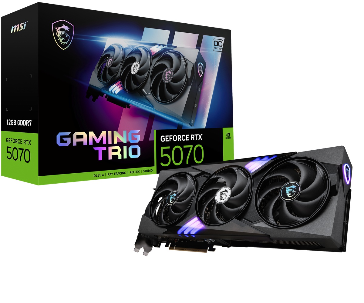 Bild von MSI GeForce RTX 5070 12G GAMING TRIO OC B-Ware