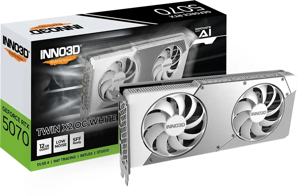 Bild von INNO3D GeForce RTX 5070 TWIN X2 OC WHITE