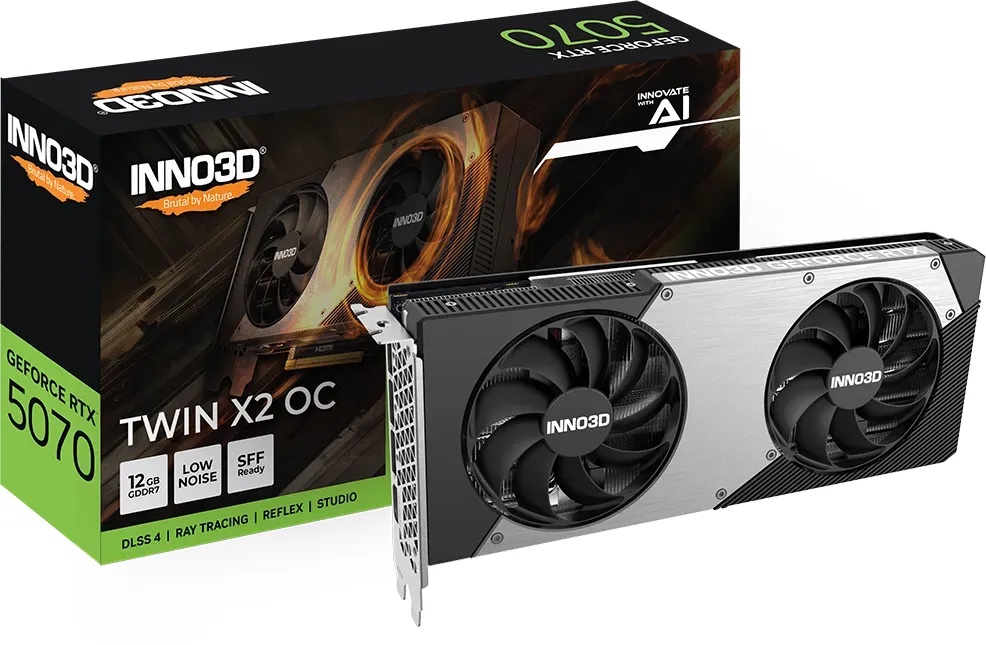 Bild von INNO3D GeForce RTX 5070 TWIN X2 OC B-Ware