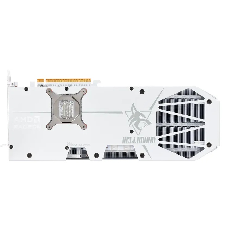 Bild von PowerColor Radeon RX 9070 XT OC Hellhound Spectral White