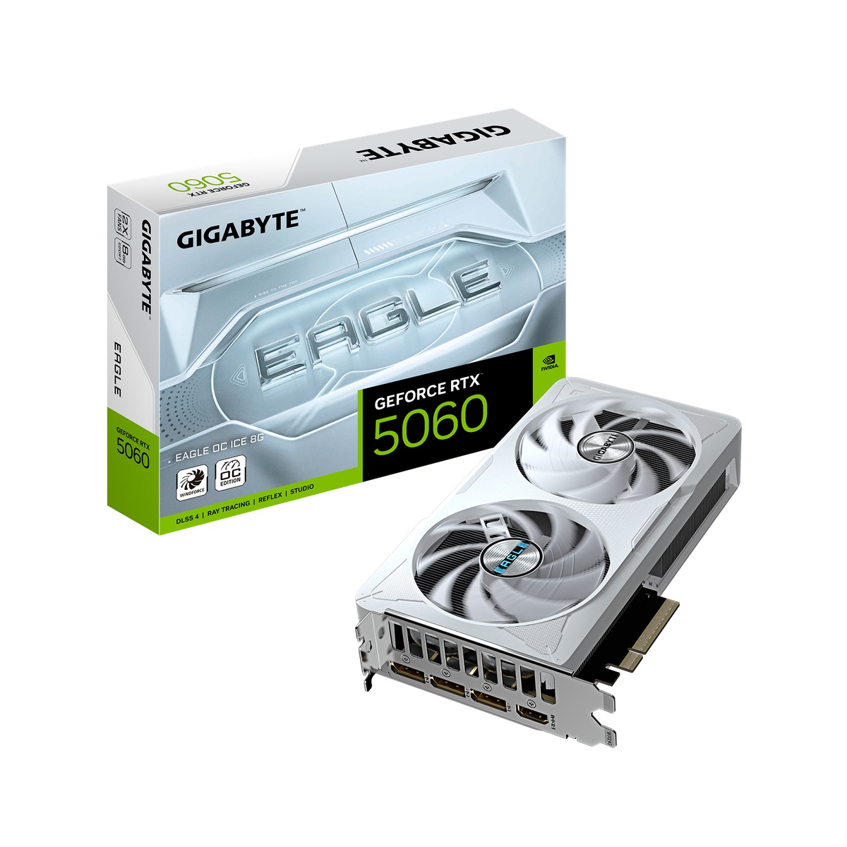 Bild von Gigabyte GeForce RTX 5060 8GB EAGLE OC ICE Grafikkarte