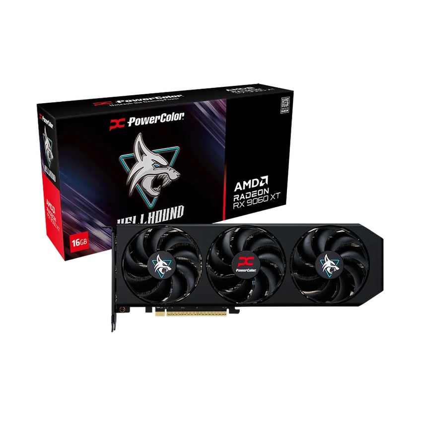 Bild von Powercolor RX 9060XT Hellhound 16GB OC