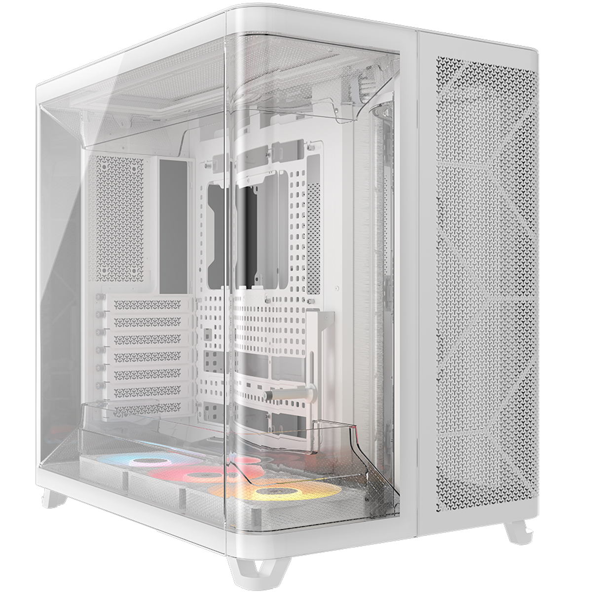 Bild von CORSAIR AIR 5400 RS-R ARGB weiß | PC-Gehäuse B-Ware