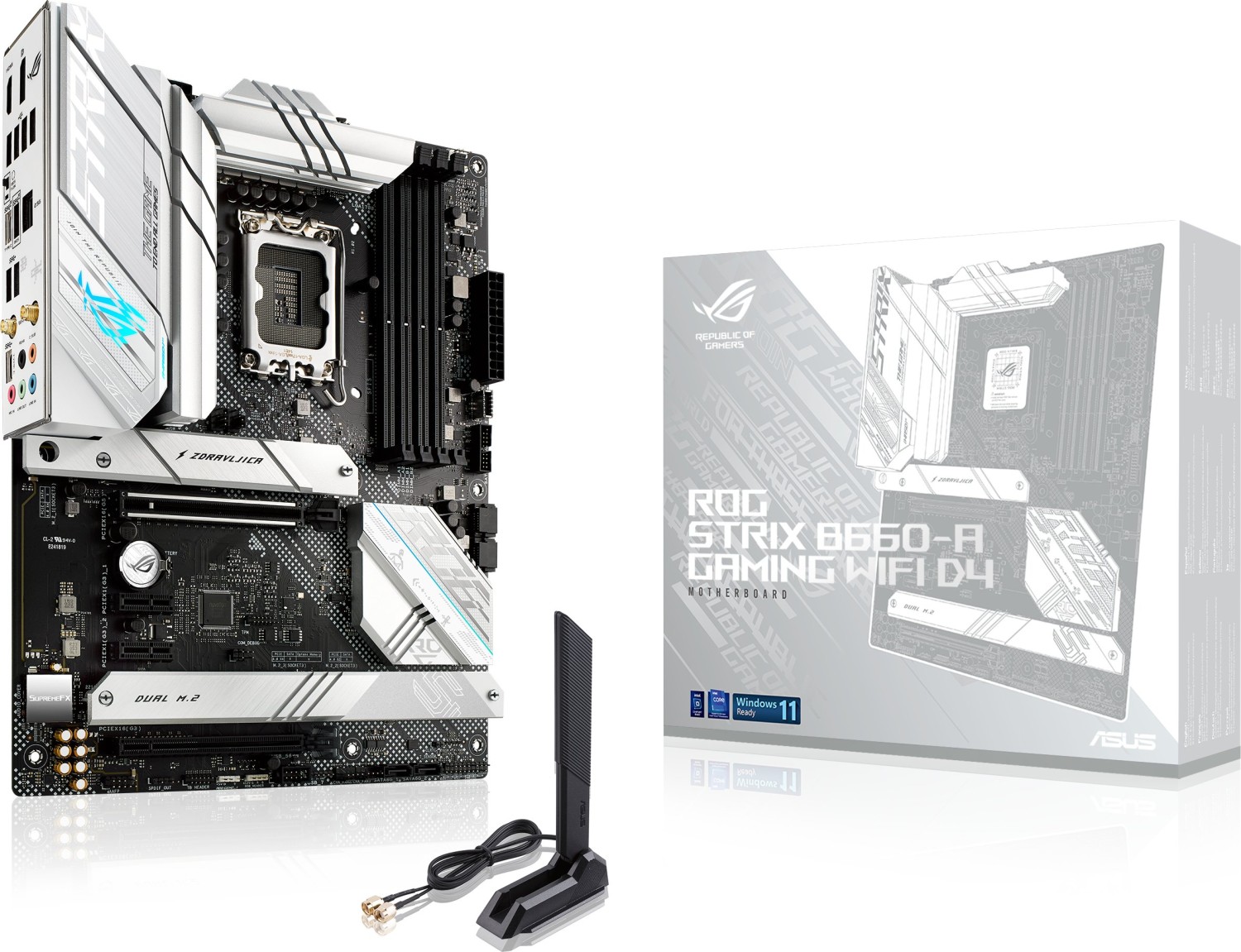Bild von Asus ROG STRIX B660-A GAMING WIFI D4 Mainboard B-Ware