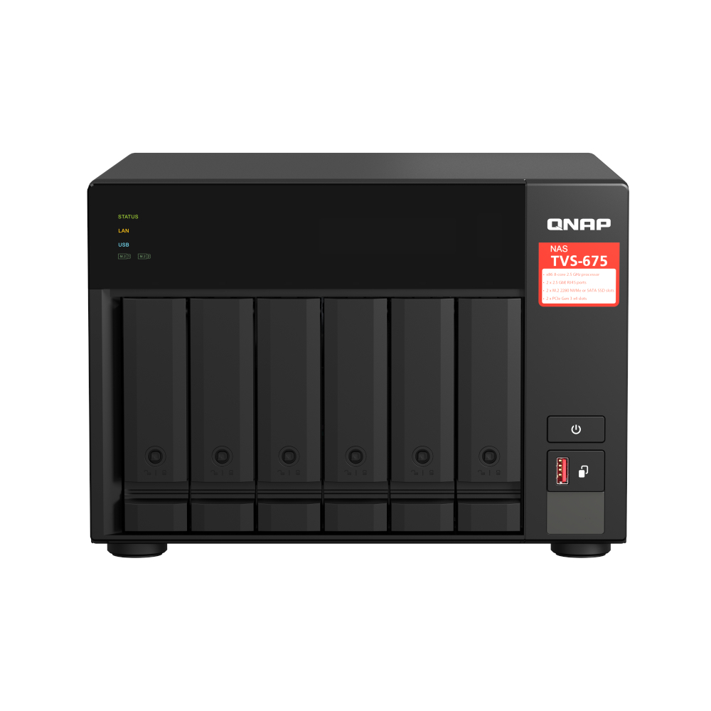 Bild von QNAP TVS-675-8G NAS 6-Bay
